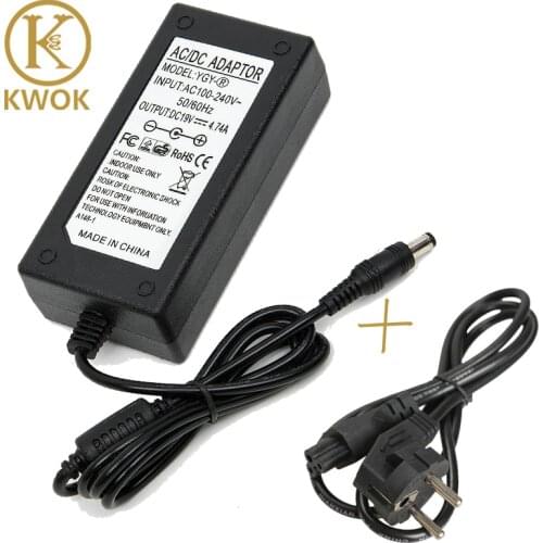 EU Power Cord + Portable Charger DC 19V 4.74A 90W Adapter Charger For ASUS Netbook Power Supply For Laptop Notebook Charger
