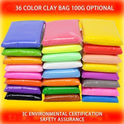 Ultralight Clay 100g Paper Clay 80g Plasticine Clay 24 Color DIY Space Mud Mud Toys Plasticine Model Clay Polymer Clay