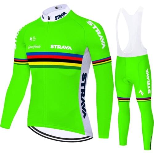 STRAVA cycling jersey ​​​summer spring traje de ciclismo hombre ​​20D uniforme ciclismo ​breathable long sleeve cycling wear