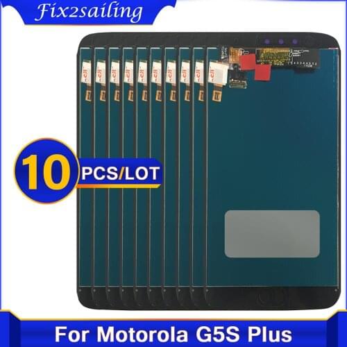 10 Piece/lot 5.5'' Original LCD Screen For Motorola Moto G5S Plus XT1802 XT1803 XT1805 XT1086 LCD Display Touch Screen Digitizer