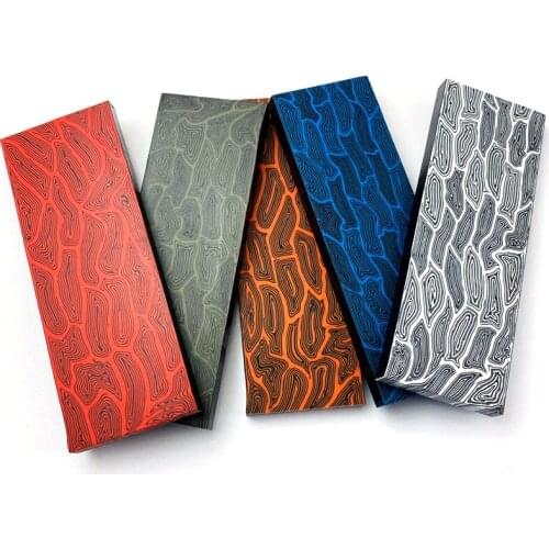 1PC G10 Composite Material DIY Handle Patches Non-slip Shank Grips Blank Scales Slabs 130X45X8MM For Outdoor Tool Grips