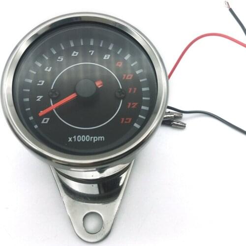 12V Motorcycle RPM Tachometer LED Backlight 13000RPM Tachometer Speedometer