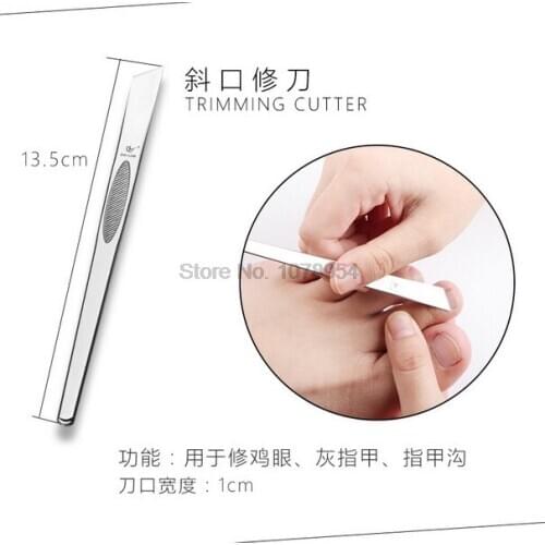 By dhl 200sets 4pcs/set Stainless Steel Pedicure Knife Professional Pedicure Knife Set Foot Care Tool new