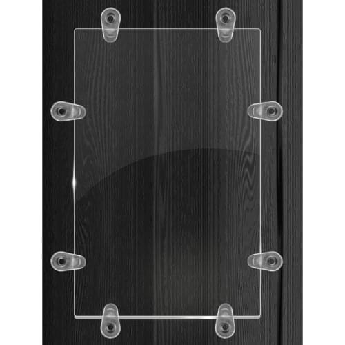 50 Pcs Bathroom Mirror Hinger Fixed Accessories Advertising Plate Glass Clamp Fixed Clip Mirror Fixed Fitting 875F