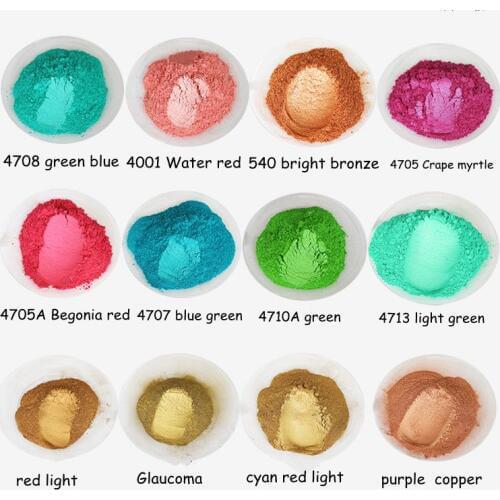 500g=5colors buytoes colorful natural pearlescent mica powder for nail polish,mica powder for eyeshadow&lipstick,DIY soap