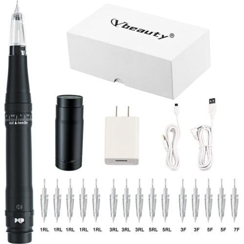 Wireless PMU Machine Pen Professional Permanent Makeup Eyebrow Machine Eyeliner Lip Microblading Machine With Cartridge Needles