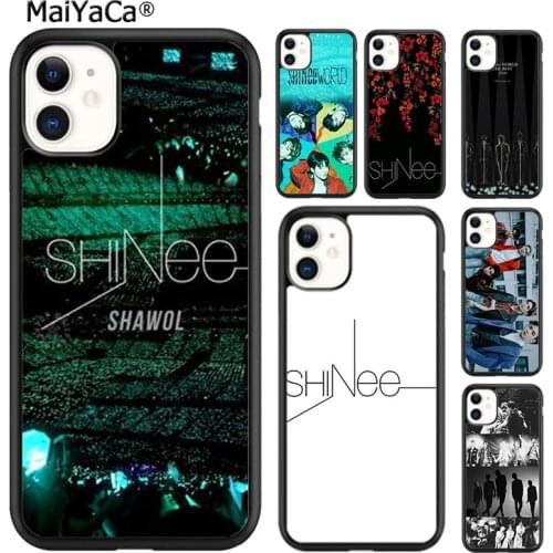 MaiYaCa SHINee KPOP Boy Group Phone Case Cover For iPhone SE 6 6s 7 8 plus X XR XS 11 12 pro max Samsung Galaxy S8 S9 S10 shell