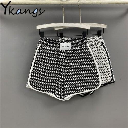 Black Running Casual Shorts with Pocket Summer for Women Ladies Fashion High Waisted Korean Ulzzang Clothes Shorts Sport Fitness