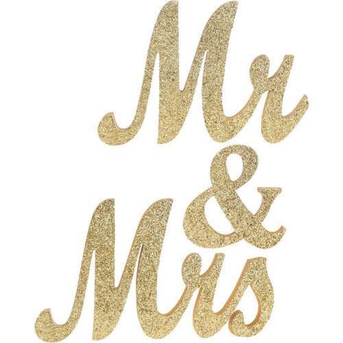 3Pcs/Set Simple Stylish MR&MRS English Alphabet Wooden Wedding Ornaments Living Room Table Decoration Miniatures Figurines Craft