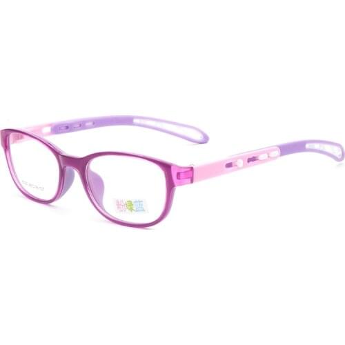 Childrens Glasses Frame Large Round Frame Can Adjust The Leg Color Movement Lens Frame Myopia Amblyopia Farsightedness 020