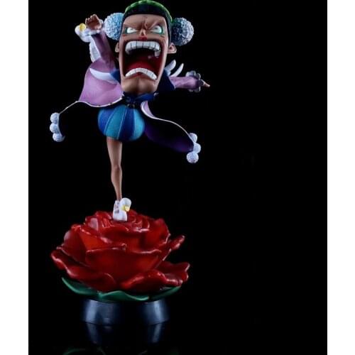 Anime One Piece GK Figure Mr.2 Bentham Shemale Von Clay PVC Model Collection doll Toy Action Figure children gifts luminescent