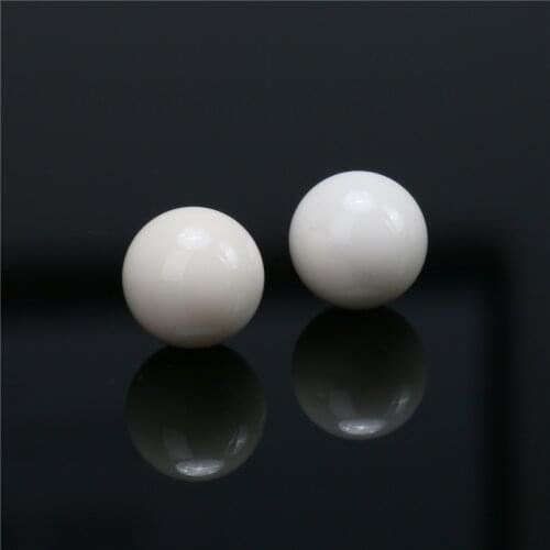 11/32" 8.731mm Alumina Oxide Ceramic Ball Al2O3 G20 100PCS Used for Bearing Pump,Valve,Flow-Meter 8.731mm Ceramic Ball