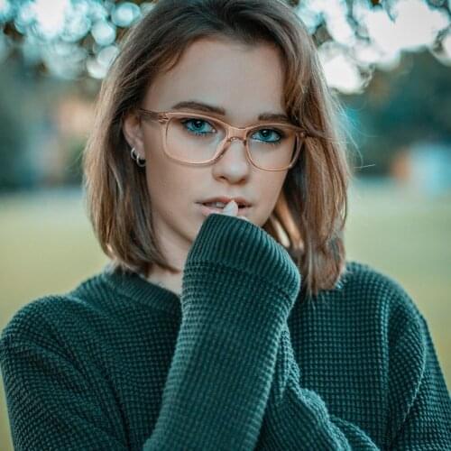 Anti Blue TR90 Square Luxury Glasses Frames Men Women Trending Styles UV400 Optical Fashion Computer Glasses