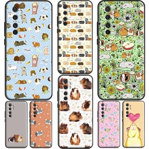 Cute Cartoon Guinea Pig Case For POCO M3 Pro F2 F3 X3 Pro Funda For Xiaomi Mi 11 Lite Ultra Mi 9T 10T Pro Note10
