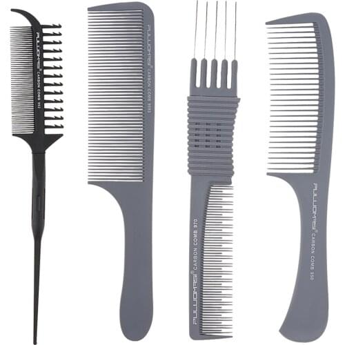 Mens Oily Hair Pick Comb Salon Dyeing Hairdressing Styling Fine Tooth