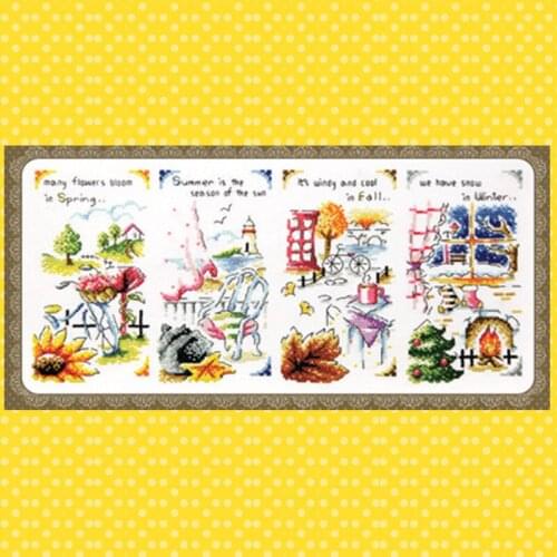 G20 Stich Cross Stitch Kits Craft Packages 100% Cotton Fabric Floss Counted New Designs Needlework Embroidery Cross-Stitching
