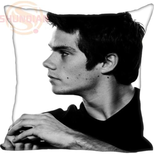 Custom Dylan O'brien Zippered Pillowcase Home gift Customize Gift Pillowcase 35x35cm 40x40cm 45x45cm 60x60cm
