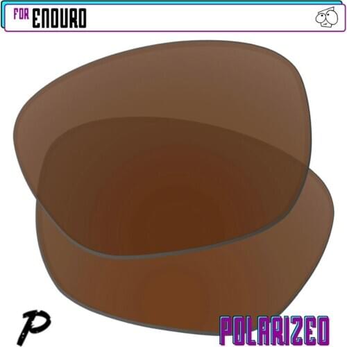 EZReplace Polarized Replacement Lenses for - Oakley Enduro Sunglasses - Brown P