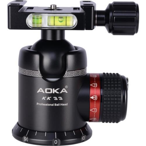 Professional aluminum alloy camera ball head tripod ballhead with 3/8" thread