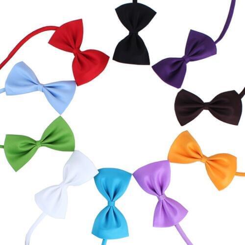 Adjustableties Pet Tie For Dog Tie For Cats Pet Shop Dog Acessorios Colorful Pet Toy Kid Bowknot Tie Necktie Party Dress Up E