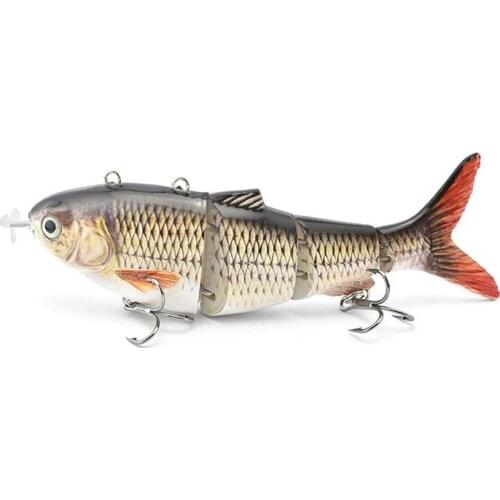 Robotic Fishing Lure USB Rechargeable Self Swimming Fishing Lures LED Light Swimbait Fishing Lures Auto Electric Best Service