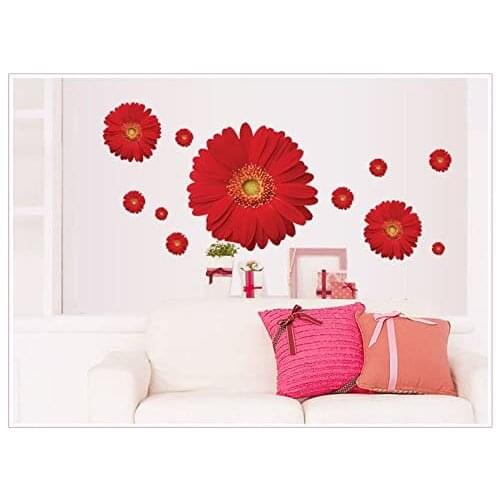 Removable Wall Sticker Vinyl Daisy Flower Mural Home Art DIY Decal Decoration