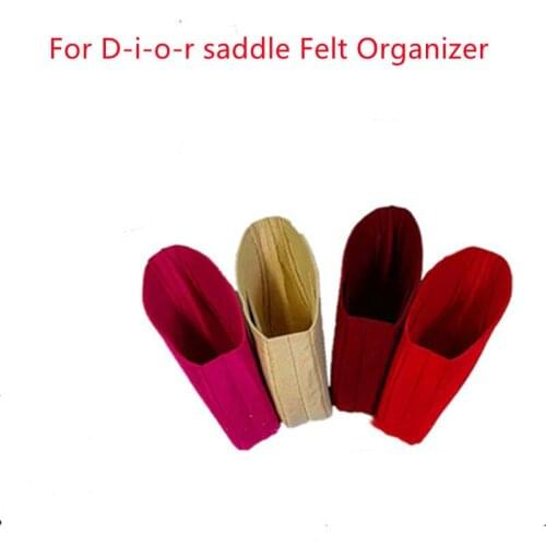 For saddle Felt Cloth Insert Bag Organizer Makeup Handbag Travel Inner Purse Portable Cosmetic Bags