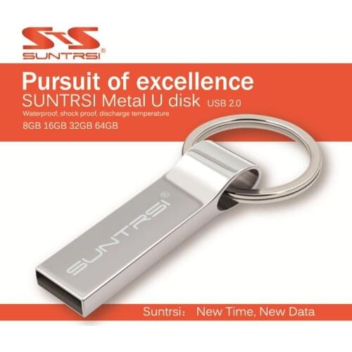 Suntrsi USB Flash Drive 64 32 16g 8G pendrive 128G Pen drive waterproof u-disk 2.0 memoria usb stick gift for PC