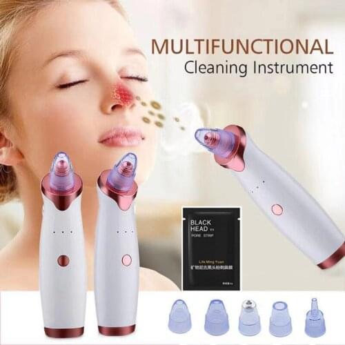 Blackhead Remover Face Deep Nose Cleaner Acne Pimple Removal Vacuum Suction Facial Electric Black Spots Pore Cleaner Skin Care