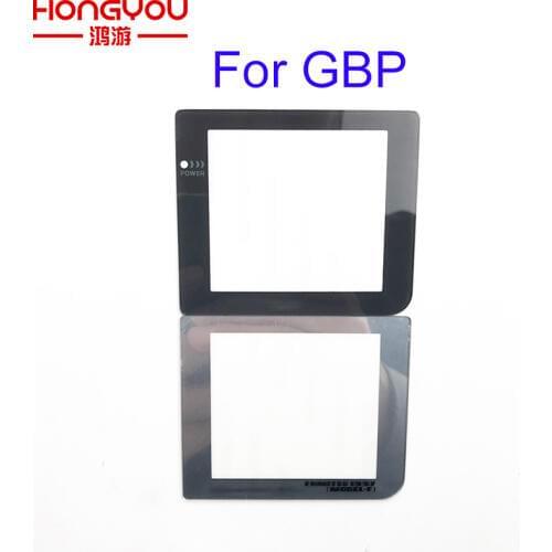 50pcs Protective Lamp Hole Plastic Glass Screen Lens for Nintendo Game Boy for GameBoy Pocket for GBP silver lens