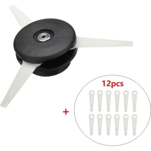 1pc Strimmer Head Brush 12pcs Cutter Blade For STIHL POLYCUT 6-3 FS38 FS40 FS45