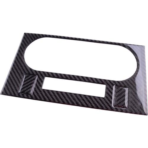 3pcs/Set Car Front Air Conditioning Panel Trims Covers Fit for Dodge Challenger 2008-2011 2012 2013 2014 Carbon Fiber