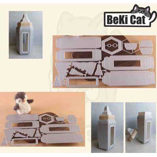 3D Baby Bottle Cutting Die set Metal Cutting Dies Stencils for DIY Scrapbooking photo album Decorative DIY Paper Cards