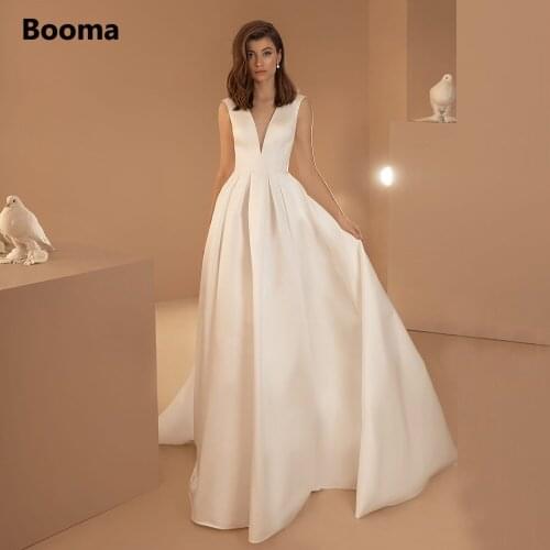 Booma Sleeveless Wedding Dresses