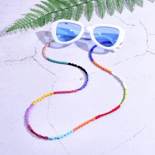 Fashion Color Iron Ore Sunglasses Glasses Chain For Womens Strap Hang Spectacle Cord Holder Lanyards Luxury Summer 2021 New
