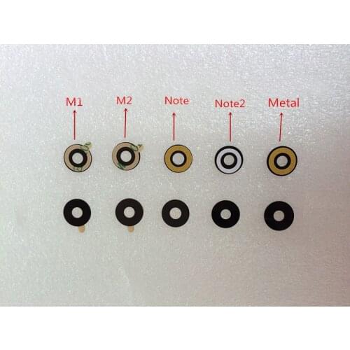 New Ymitn Housing Back Camera glass Lens Cover with Adhesive Sticker Replacement For Meizu Meilan metal M1 M2 Note Note2 3