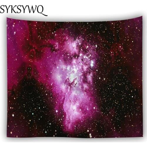 Purple tapestry wall carpet starry psychedelic wall hanging blanket drop shipping home decor wall cloth