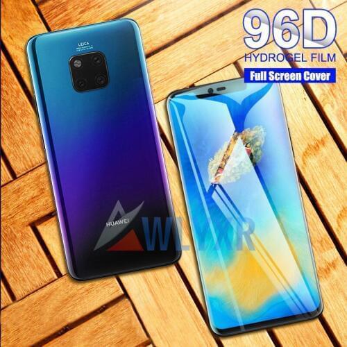 New 96D Front + Back Full Cover Hydrogel Film For Honor 9X 20 Screen Protector For Huawei Mate 20 10 P30 P20 Lite Soft Film