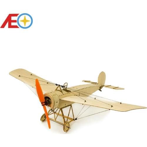 K8 Fokker E.III Eindecker WW1 Figher 420mm Micro RC BalsaWood Laser Cut Building Kit RC Airplane KIT Brushless Version