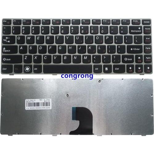US laptop keyboard FOR Lenovo Z360 Z360A Z360G Z360P G360 G360A brown with frame keyboard