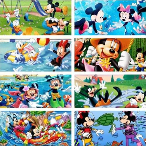 Disney Cartoon Mickey Minnie Mouse Series Canvas Painting Love Life Posters and Prints Wall Art Pictures Living Room Home Decor