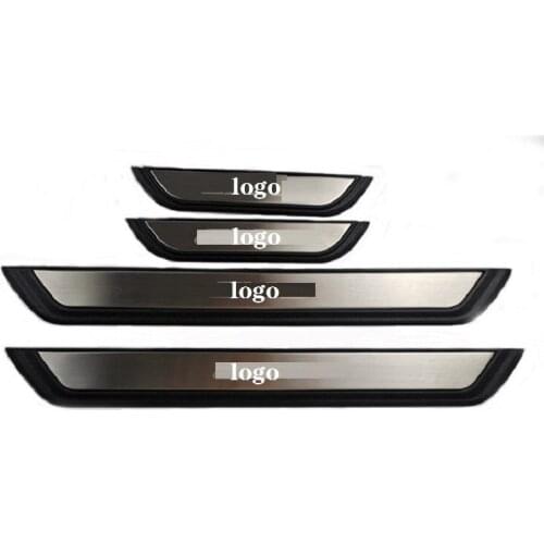 Stainless Steel Door Sill Scuff Plate Guard Sills Protector Trim For toyoya corolla 2019-2021 Threshold Pedal Car Accessories