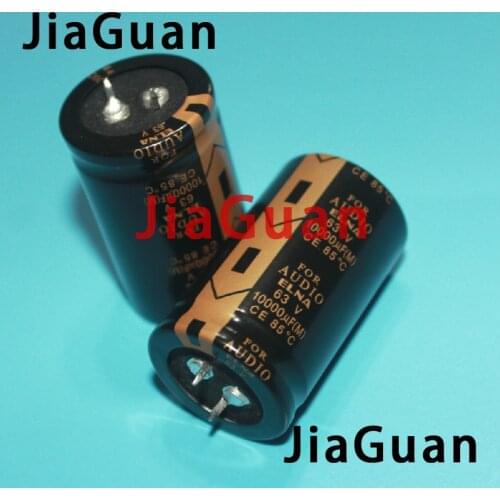 2PCS NEW ELNA FOR AUDIO 63V10000UF 30X50 LAO series Supercapacitor 63V 10000UF Hifi For Filter Amplifier 10000uf/63v lao
