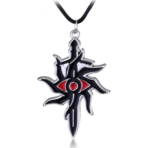 Game Dragon Age 3 Inquisition Necklace Punk Black Sword Evil Eye Pendant Necklace For Women Men Fashion Jewelry Accessories