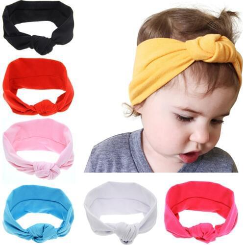 1 Piece MAYA STEPAN Children Girls Fashion Knotted Hair Head Band Accessories Baby Newborn Hair Rope Headband Headwear Headwrap