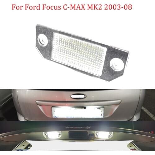 1pc 24LED No Error License Number Plate Light For Ford Focus C-MAX MK2 2003-08