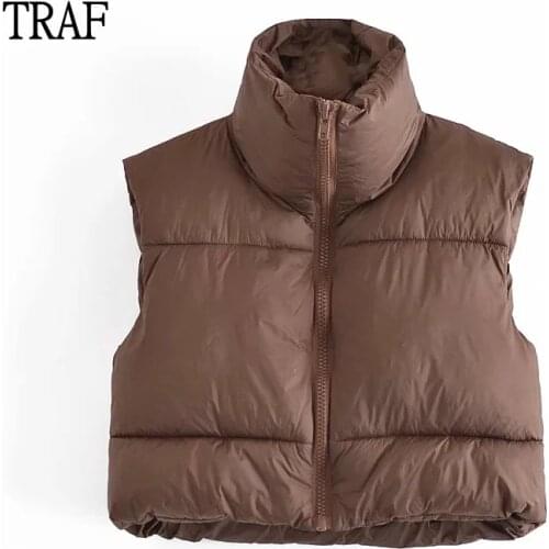 Женские джинсовые жилеты TRAF China At AliExpress
