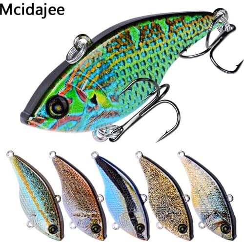 1pcs 5.4cm/14g VIB 3D Eyes Plastic Artificial Fishing Lure Walleye Balancer Wobbler Bass Carp Fishing Hard Bait Tackle pesca