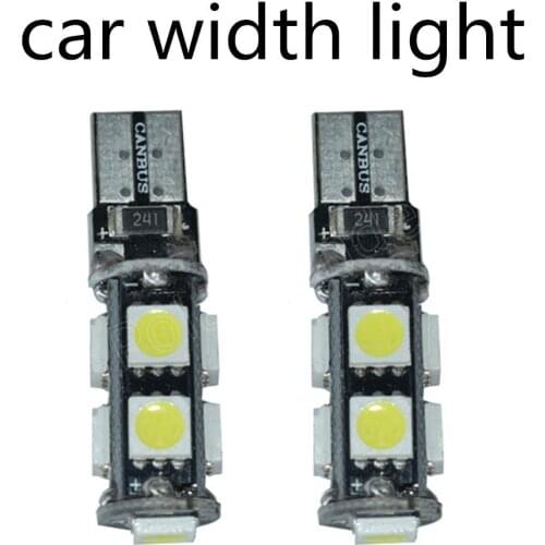 Car accessory T10 5050 9SMD LED Bulb Light Width Clearance Packing Car Styling Lamp 10 pieces