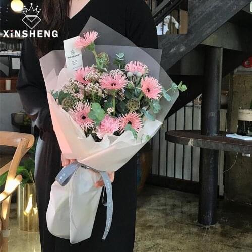 20 Sheets Korean Matte Flower Wrapping Paper Craft Paper Neutral Color Flower Bouquet Supplies Packaging Gift Wrapping Paper